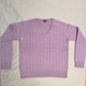 Ann Taylor 100% Cashmere V-neck sweater